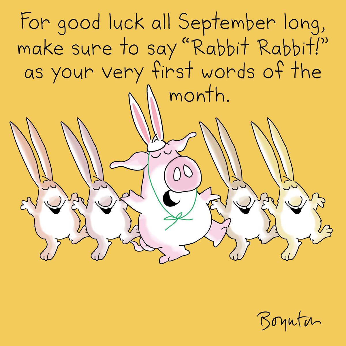 We can all use a little luck!

 “Rabbit Rabbit” or in #RushFamily speak, it’s “Presto Presto!” 🎶🎶