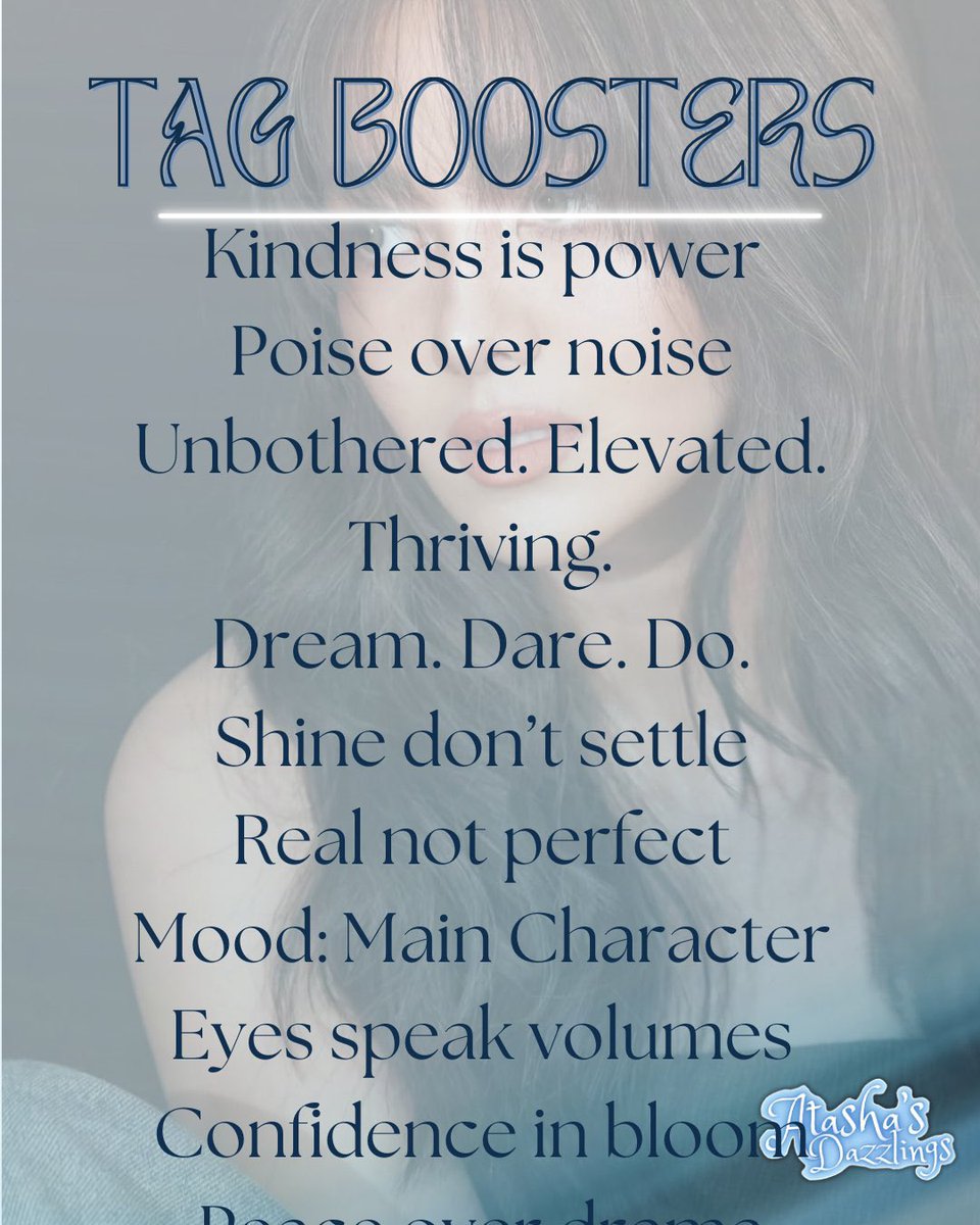 Here’s our first tag booster, don’t forget to use our tags!

ATASHA ASIA’S MOST STYLISH
#ATASHAForTatler