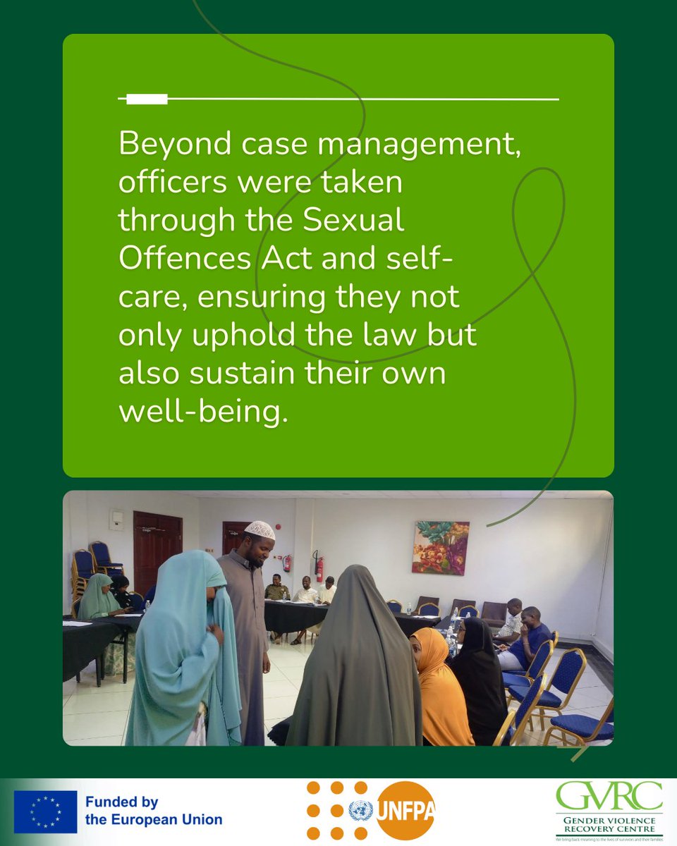 👮🏽‍♂️ 25 officers in Wajir are now equipped to protect survivors, link them to safety, and take action to end FGM &amp; GBV. #komeshafgm