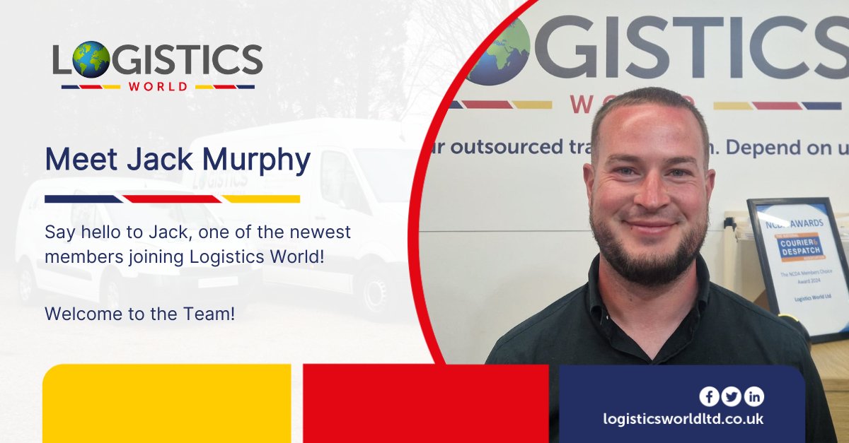 LogisticsWorld3's tweet image. Meet Jack Murphy, our newest addition at Logistics World!
From traffic jams on the M6 to dreams of being a footballer, Jack&apos;s ready to tackle new challenges.

Welcome aboard, Jack! 👋 

Drop him a warm welcome below!

#MeetTheTeam #LogisticsWorld