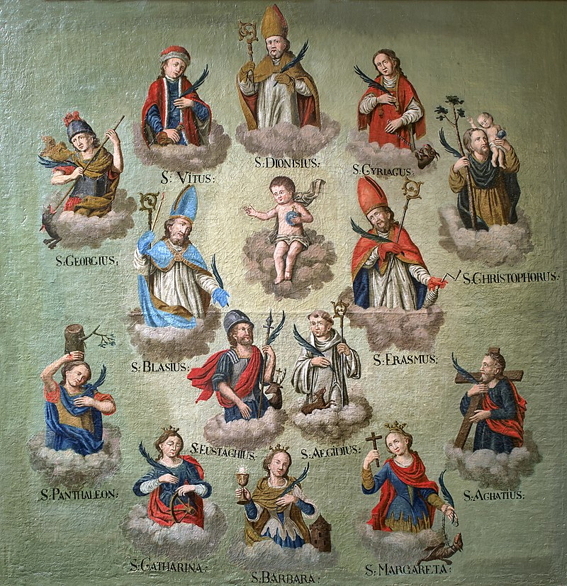 Saint Giles (feast day on September 1) is invoked as one of the 14 Holy Helpers. You can find some information about the 14 Holy Helpers here: catholic.org/saints/saint.p…