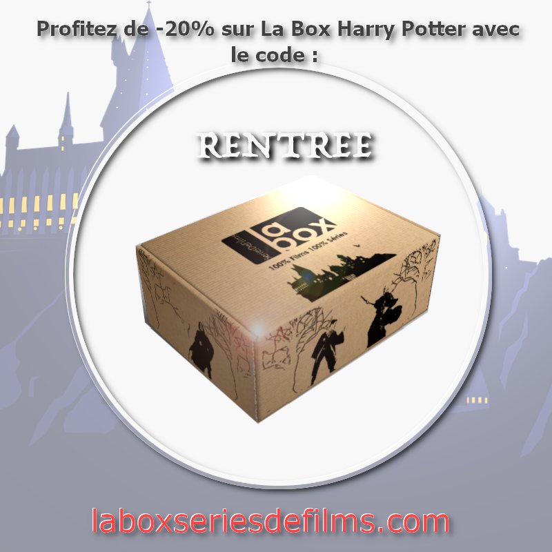 BoxSeriesFilms's tweet image. Bienvenue à Poudlard !

À l&apos;occasion de la rentrée des classes, profitez tout du long de la semaine d&apos;une promotion sur La Box SeriesDeFilms consacrée à Harry Potter : - 20% grâce au code RENTREE.

laboxseriesdefilms.com/produit/la-box…

#HarryPotter