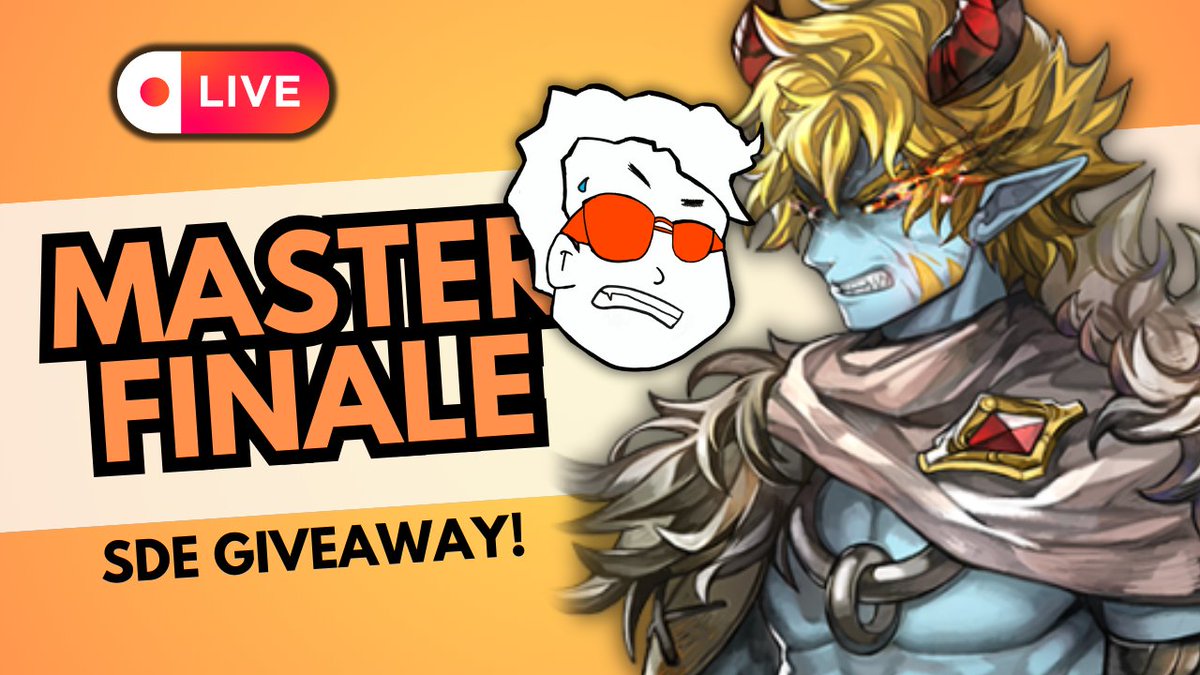 GOING LIVE IN LESS THAN 12 HRS: FINISHING ANOTHER EDEN NEW BEAST CHAPTER + SDE GIVEAWAY 

HIT NOTIFY: youtube.com/live/BOamI_nIS…

#anothereden #gaming