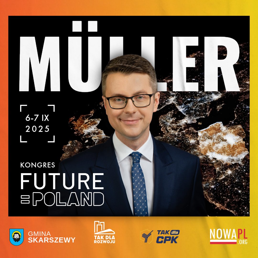 Kolejnym prelegentem #FUTUREPOLAND jest <a href="/PiotrMuller/">Piotr Müller</a> - prawnik i polityk. Absolwent prawa na Uniwersytecie Warszawskim, gdzie był przewodniczącym Samorządu Studentów UW oraz Parlamentu Studentów RP. W latach 2012–2015 współpracował z branżą IT w obszarze prawa cyfrowego. Od 2018