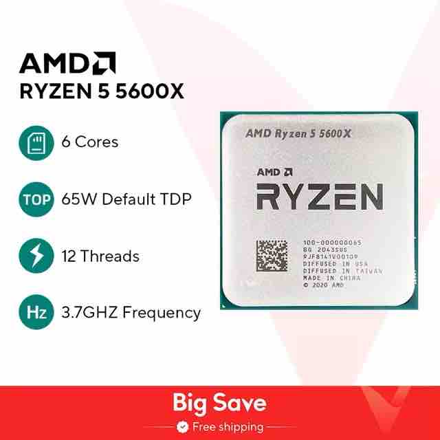 AMD Ryzen 5 5600X 【¥10,956】-アリエク特価アラート