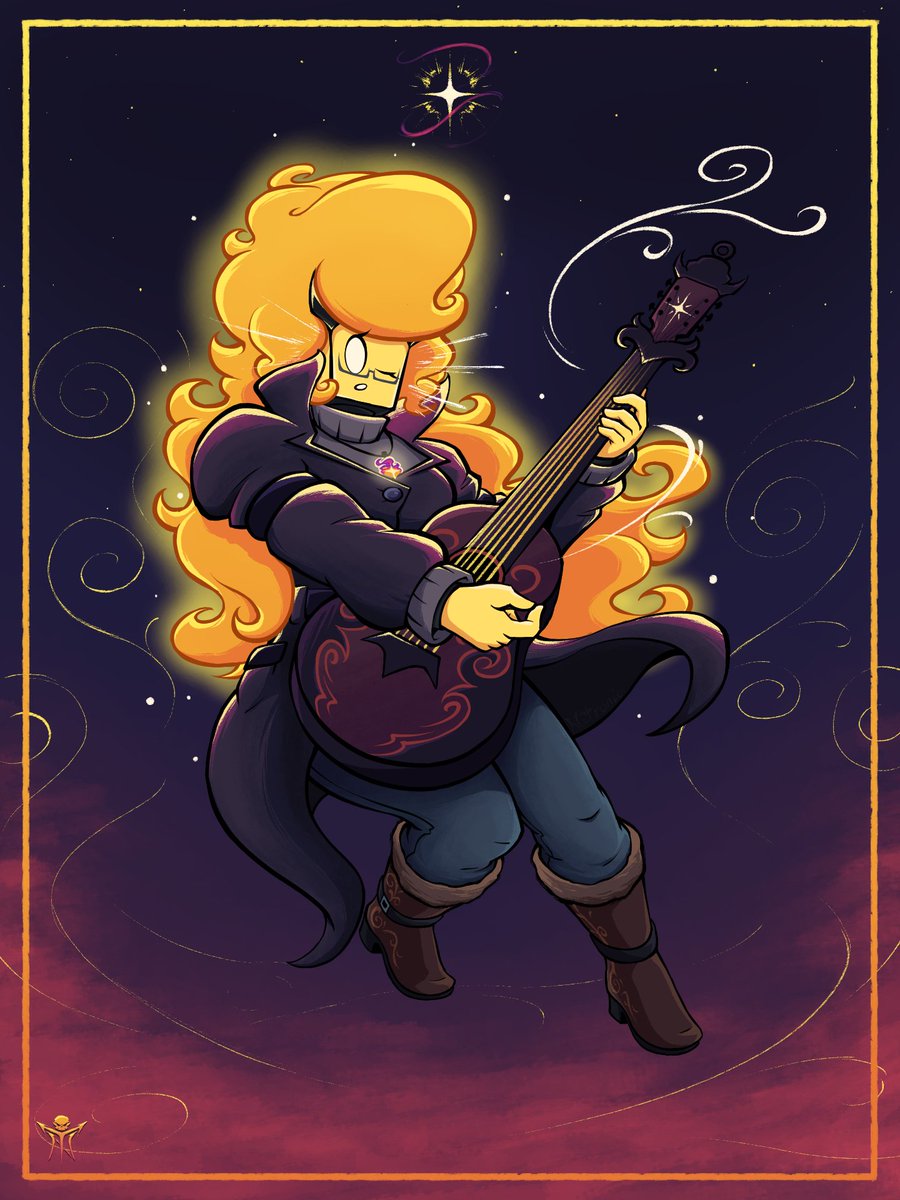 Playing guitar among the stars
#oc #originalcharcter