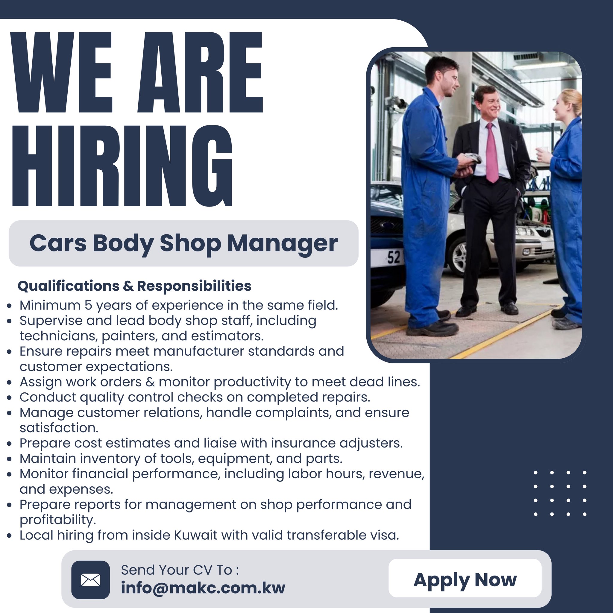 Urgently Needed Driver for Top Salon - Best Salary Provided