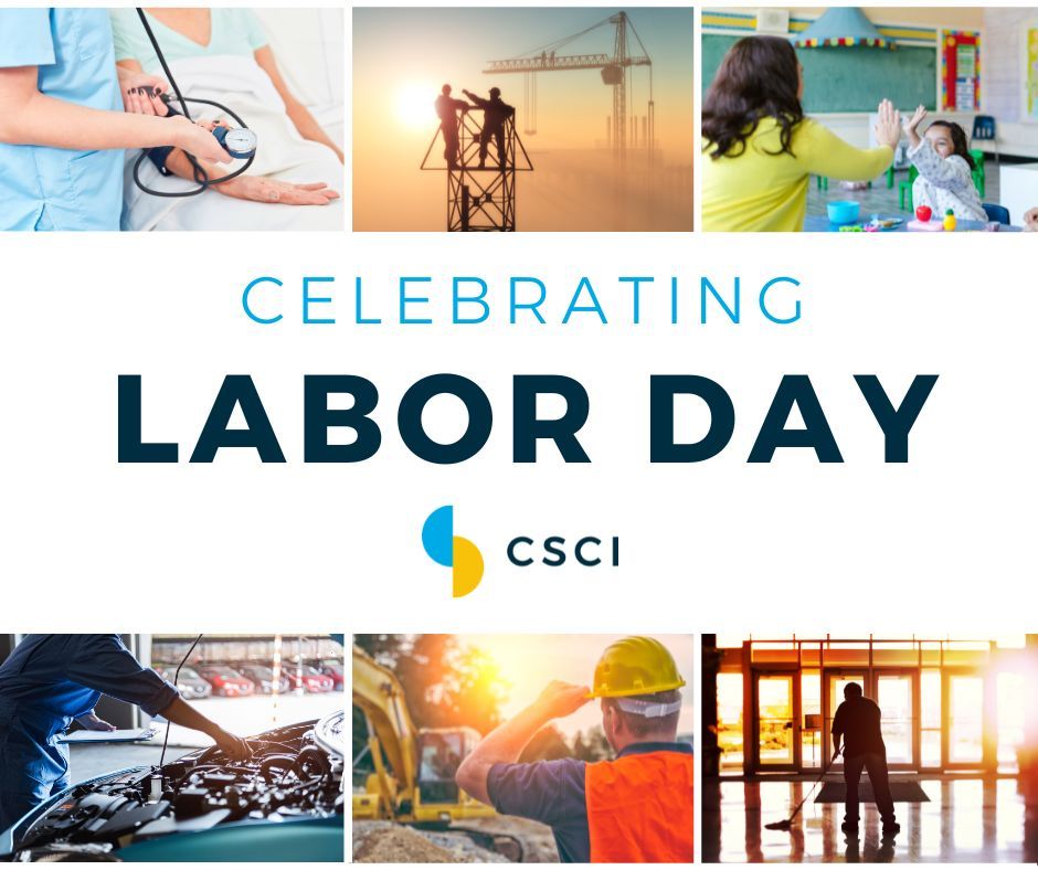 CSCIConsulting's tweet image. Labor Day is more than just a long weekend... it’s a tribute to the grit, skill, and spirit that built this country. CSCI wishes everyone a fun and safe Labor Day weekend!