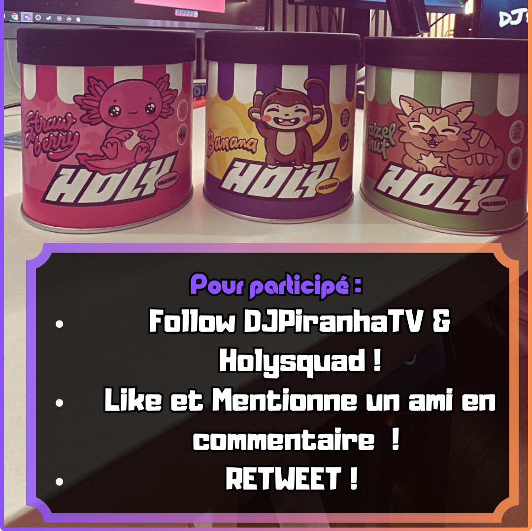 Bonne rentrée à tous 👌🏼💜

Pour participer : 

1️⃣Follow <a href="/DJPiranhaTV/">DJPiranhaTV</a> &amp; <a href="/holysquad_fr/">HOLY Squad France®</a> !
2️⃣Like &amp; mentionne un ami en commentaire ! 
3️⃣Retweet 

T.A.S le 15/09/2025 🎁❤️

Vient participer aussi sur #Instagram 

#CONCOURS #giveaway #rentree2025 #rentreescolaire2025 #rentree