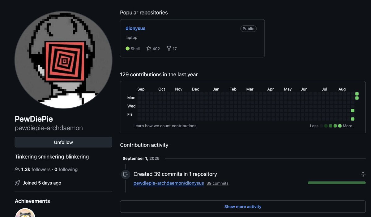 0xluffy's tweet image. pewdiepie is unstoppable