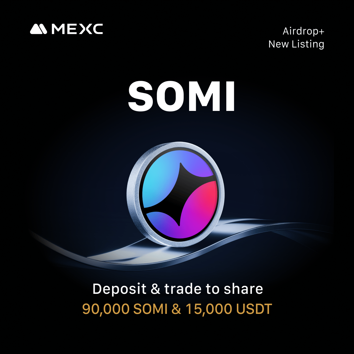 Alpha_MEXC's tweet photo. MEXC $SOMI Airdrop+ Online NOW 

> $SOMI @Somnia_Network
> $SOMI/USDT Trading: Sep 2, 2025, 14:30 (UTC)
>$SOMI/USDT Trading: Sep 2, 2025, 14:50 (UTC)
> Deposit: Opened
> Reward Pool: 90,000 $SOMI &amp; 15,000 $USDT

⭣Deposit &amp; Trade to share the prize pool