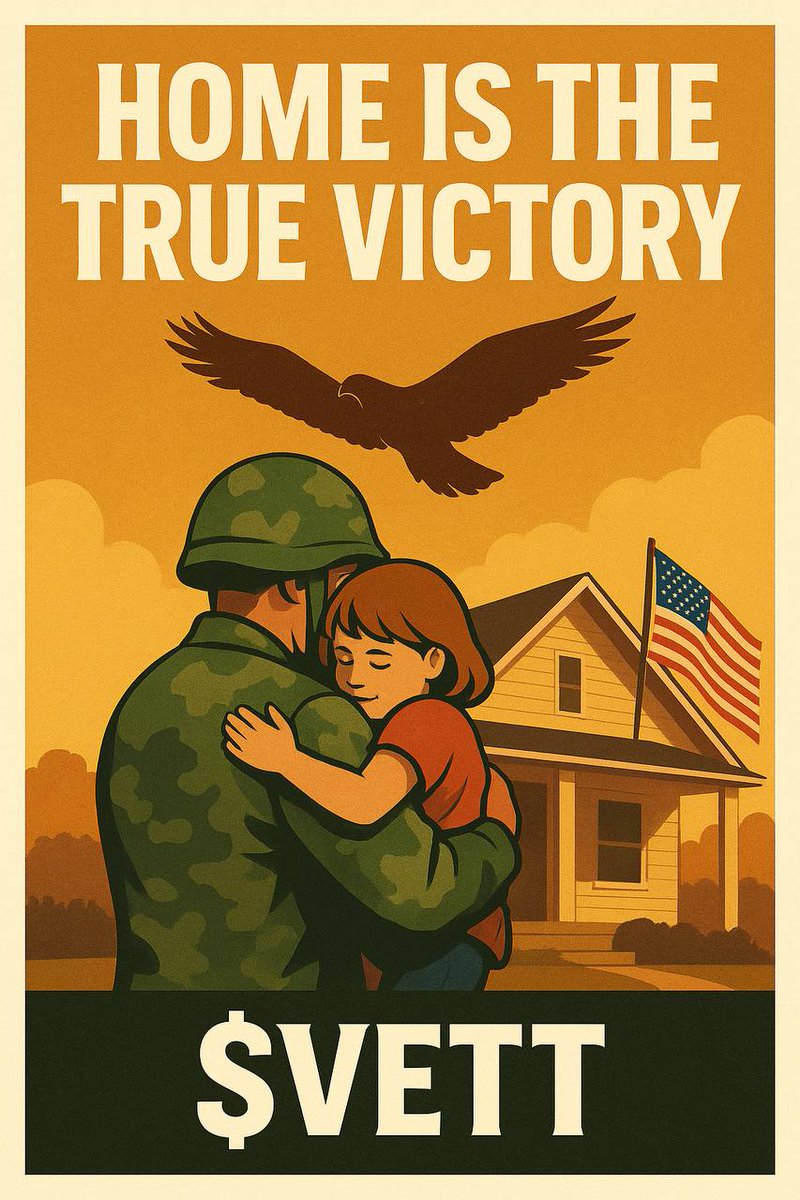 Veteran_Token's tweet photo. 📣 $VETT isn’t just about charts — it’s about real veterans.
Every tx → Every holder → Every meme = Support for heroes 🇺🇸
#CryptoForVeterans https://t.co/BAlpj2euw3