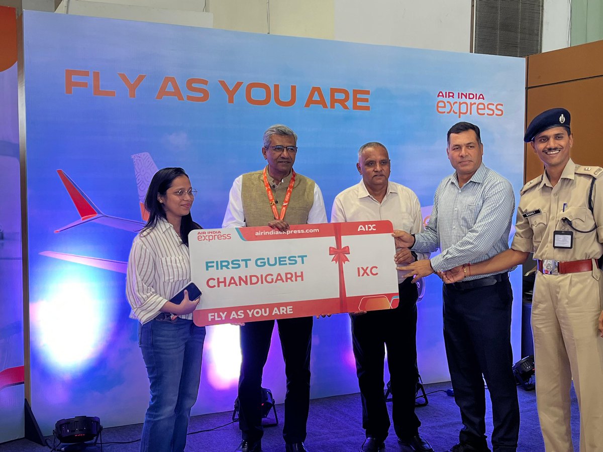 ixcairport's tweet image. More flights. More freedom to choose.

@ixcairport now offers expanded connectivity to Bengaluru with the launch of Air India Express’s inaugural flight on the route today.

A step forward in enhancing passenger convenience and reach.

#AirIndiaExpress #PassengerExperience