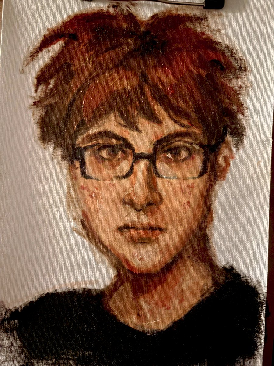 Tried oil painting