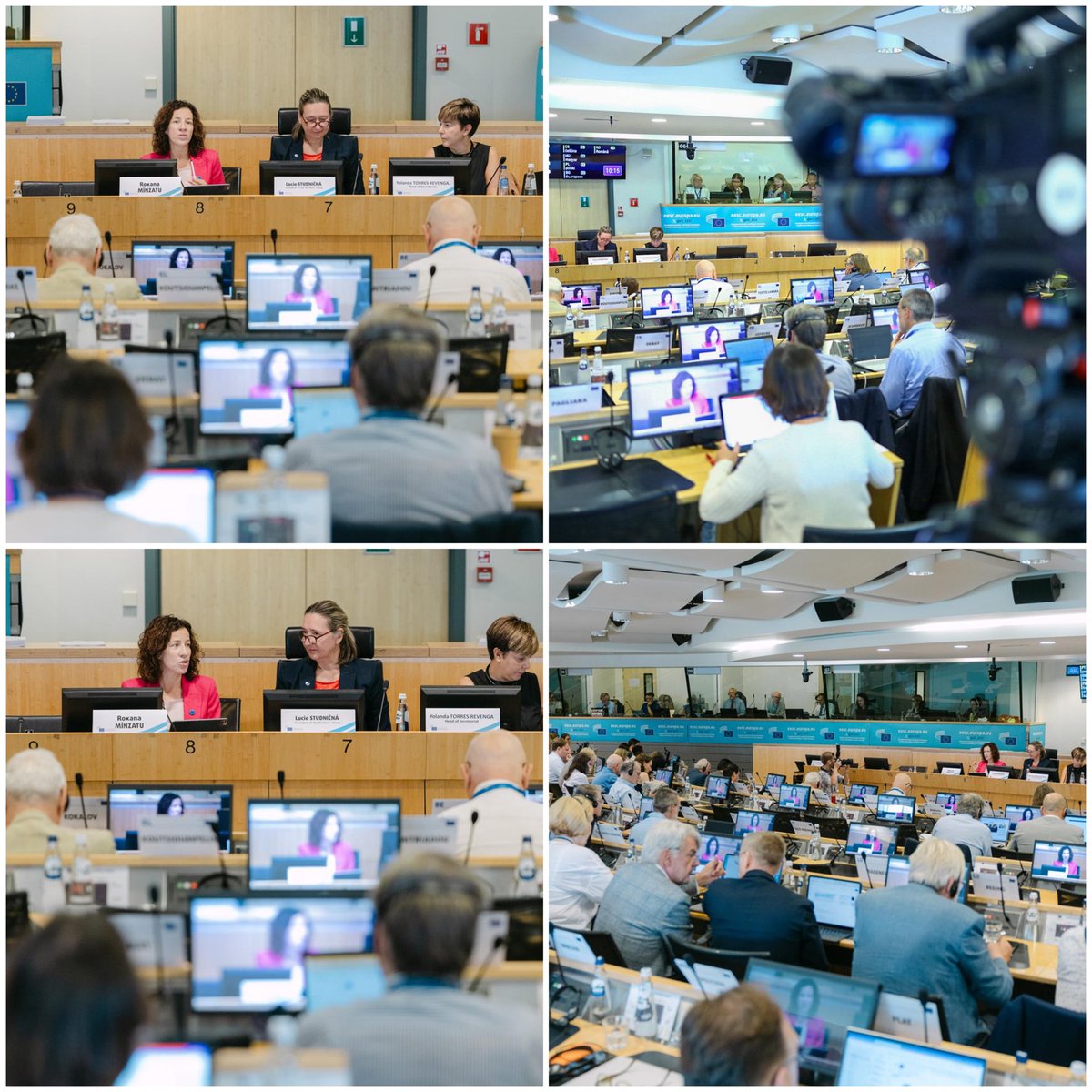 Roxana Mînzatu (@roxanaminzatu) on Twitter photo Today at the <a href="/WorkersEESC/">Workers' Group EESC</a> I had a good exchange of views on the future Action Plan for the European Pillar of Social Rights.
In this challenging time, the pillar is our common social shield that needs to protect and offer solidarity between generations. It should establish and Today at the <a href="/WorkersEESC/">Workers' Group EESC</a> I had a good exchange of views on the future Action Plan for the European Pillar of Social Rights.
In this challenging time, the pillar is our common social shield that needs to protect and offer solidarity between generations. It should establish and