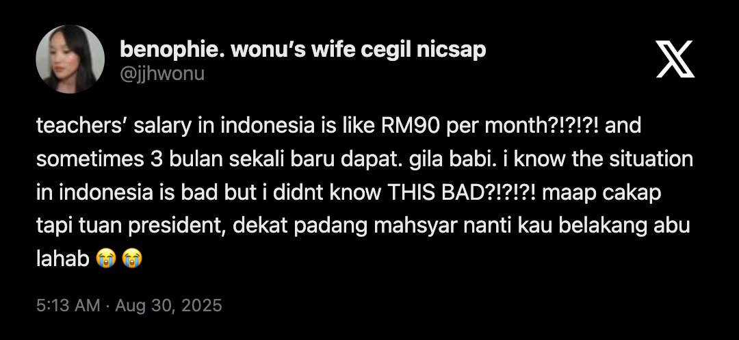 <a href="/ARSIPAJA/">Jejak digital.</a> mbak negara tetangga aja terheran heran lihat negara ini pak, malah buat kebijakan konyol lagi dan lagi? nauzubillah bgt emang kelakuan kalian astagfirullah. gini amat jadi wni😭