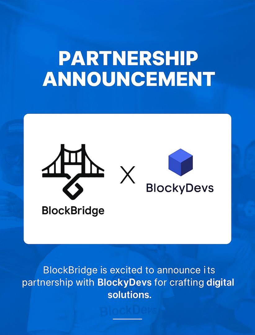 Kryptonite ๐๐ (@rannykryptonite) on Twitter photo ๐จ Partnership Announcement ๐จ
We are pleased to announce our partnership with <a href="/BlockyDevs/">BlockyDevs</a> to deliver innovative development solutions for upcoming projects
With over 10 years of experience, BlockyDev has successfully supported notable projects such as Ledger, Qubic, and Human ๐จ Partnership Announcement ๐จ
We are pleased to announce our partnership with <a href="/BlockyDevs/">BlockyDevs</a> to deliver innovative development solutions for upcoming projects
With over 10 years of experience, BlockyDev has successfully supported notable projects such as Ledger, Qubic, and Human