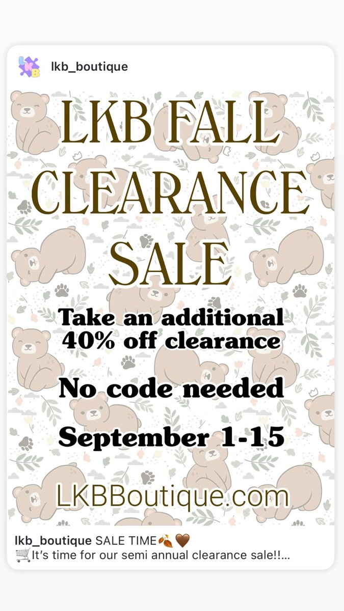 Now on LKB'S website HUGE CLEARANCE SALE Lkbboutique.com #ageplay #ageplaycommunity #abdlcommunity #abdlbabyboy #abdl #littlecommunity #abdlclothing #adultbabyclothing #adultbabygirl #abdlgirls #diaperlover #abdlbabygirl #lilkinkboutique