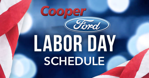 CooperFordNC's tweet photo. Our Service Department will be CLOSED today for the Labor Day holiday but the Cooper Ford Sales team at work and ready to take you on a Labor Day Test Drive!!! https://t.co/UFBdPbkRwp