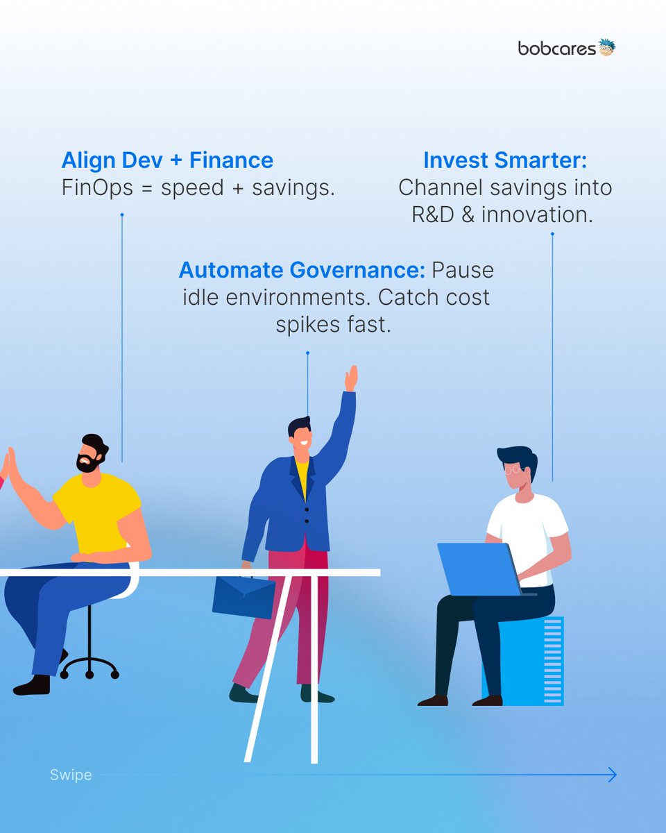 BobcaresTweets's tweet image. Cloud cost isn’t an expense, it’s a strategy.
 Smart teams use optimization to fuel innovation, agility &amp;amp; growth.

👉 See how: bit.ly/3UdvNPs

#CloudOptimization #FinOps #CloudStrategy #TechLeadership