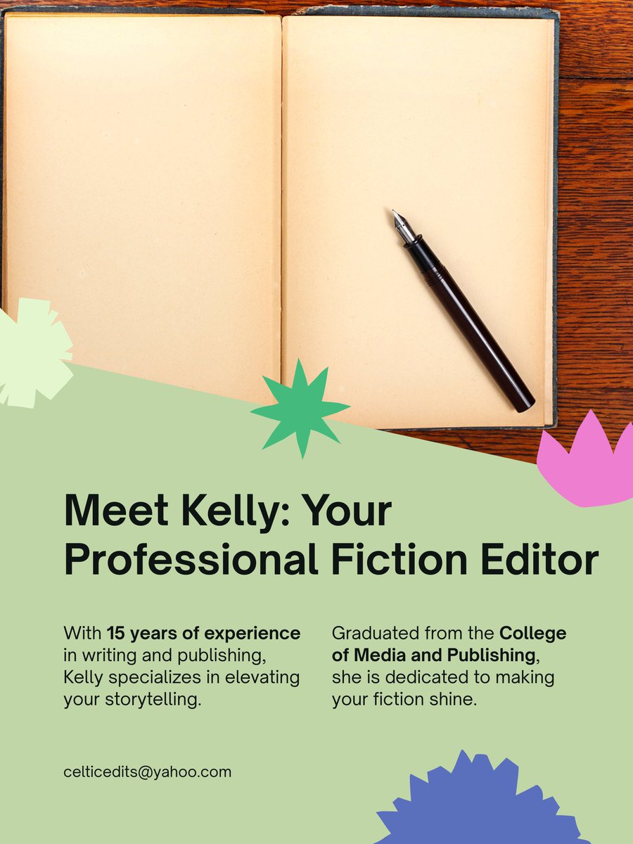 kellyvampyre's tweet image. For a basic edit up to 80k it&apos;s £300. Email me to book: celticedits@yahoo.com

#editing #bookediting #proofreading