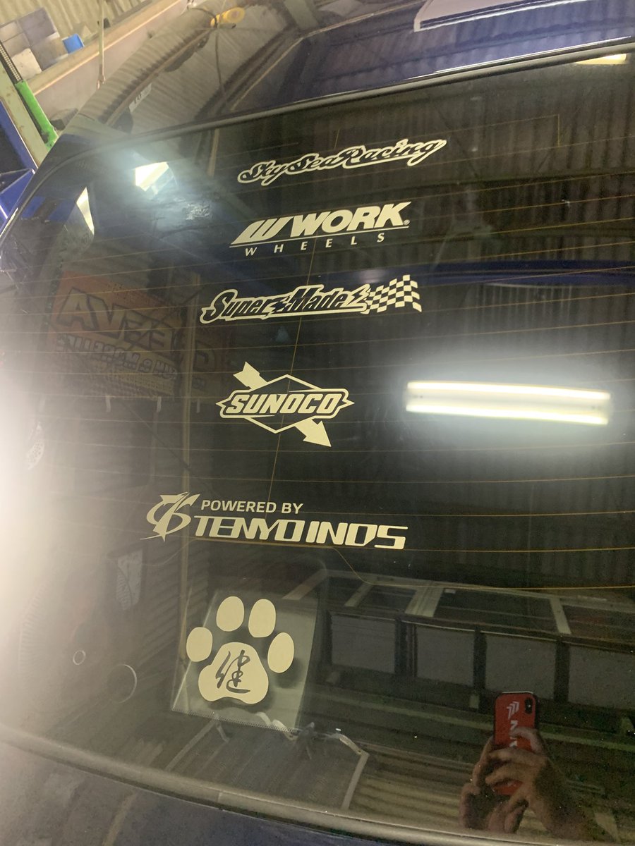 appare104's tweet image. この車を作るに当たってご協力頂きました方々です✨