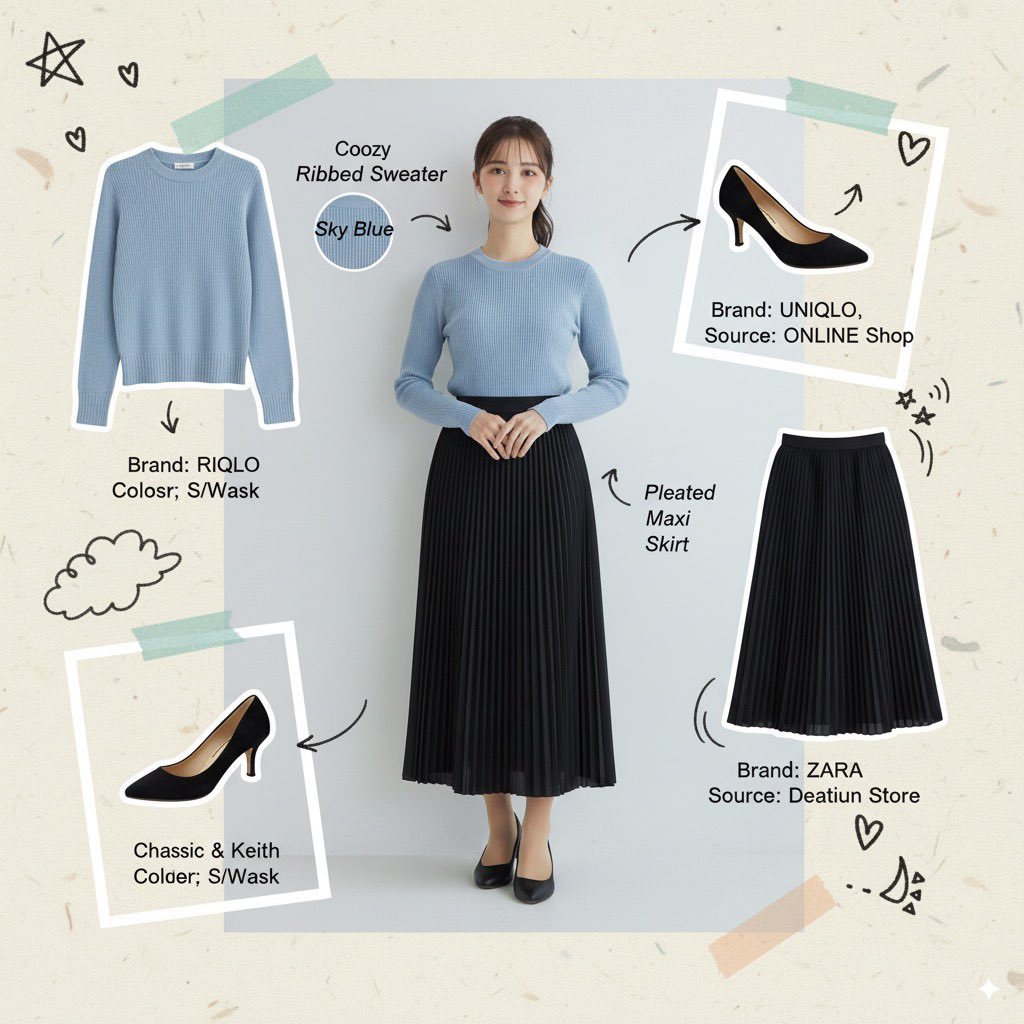 时尚心情板拼贴