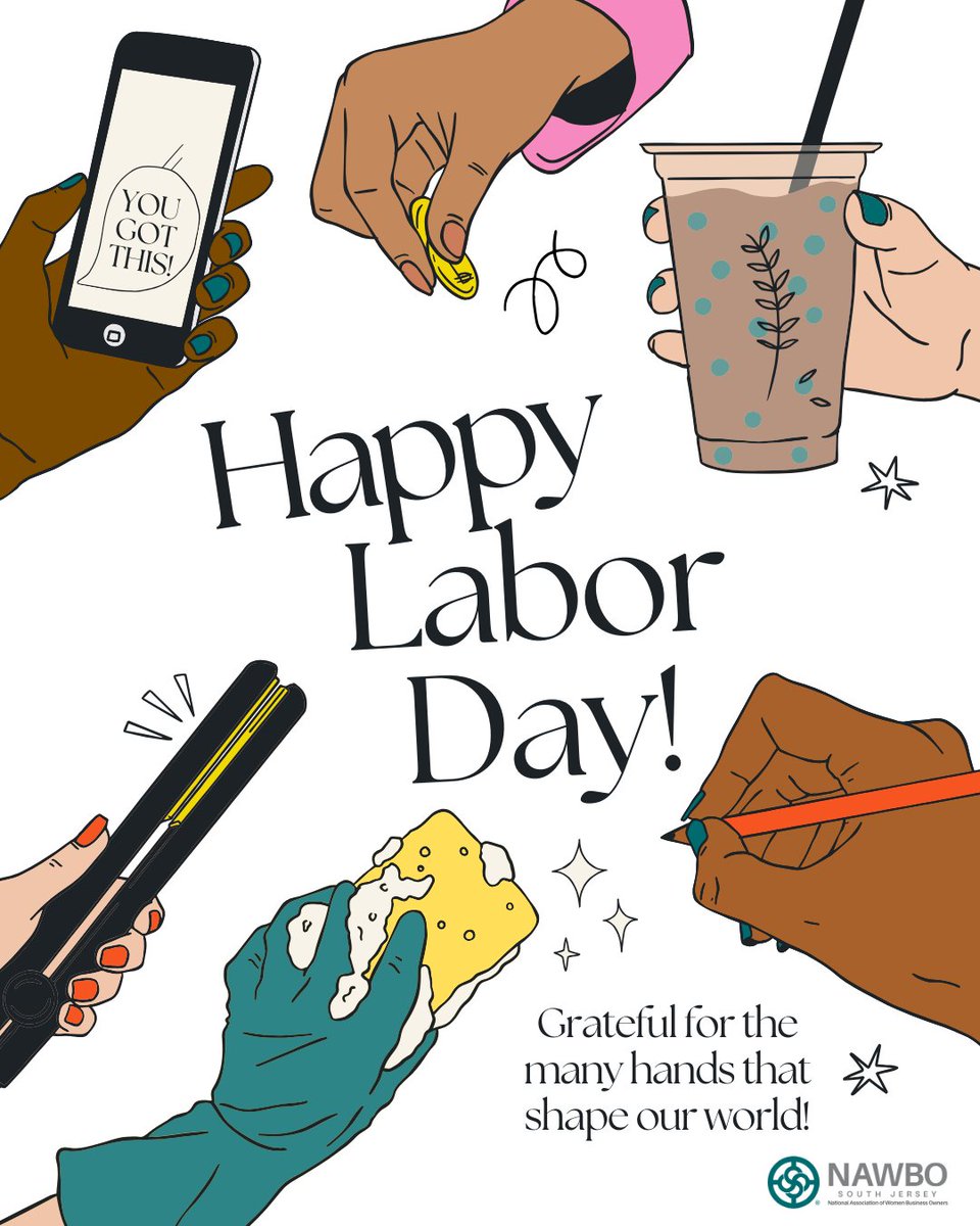 Happy Labor Day from NAWBO South Jersey! 💼✨

#LaborDay #WomenInBusiness #NAWBOSouthJersey #WomenEntrepreneurs #WorkforcePower