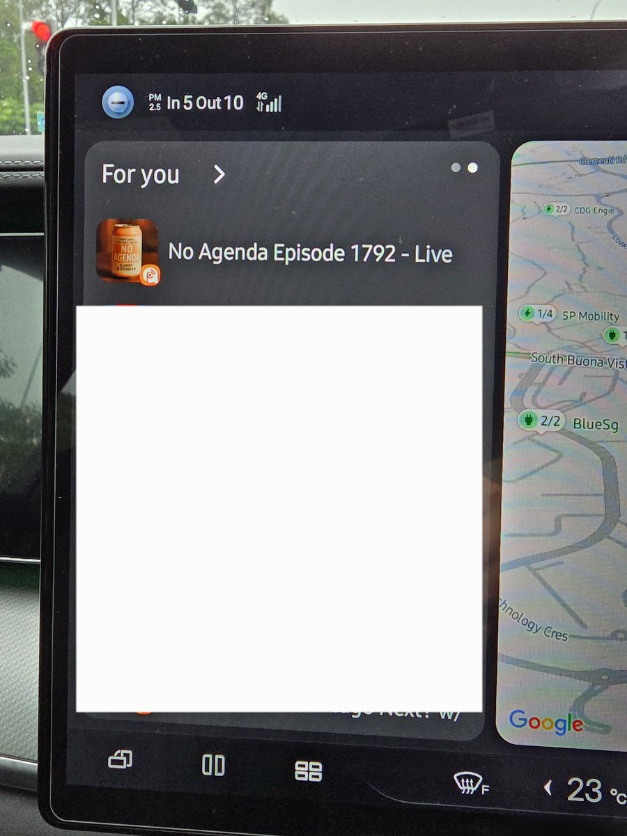 barrieo's tweet photo. @adamcurry @THErealDVORAK interesting Podcast Addict on Android Auto recommends No Agenda but it's not no No Agenda. It's some random guys talking. https://t.co/PilV4DozDY