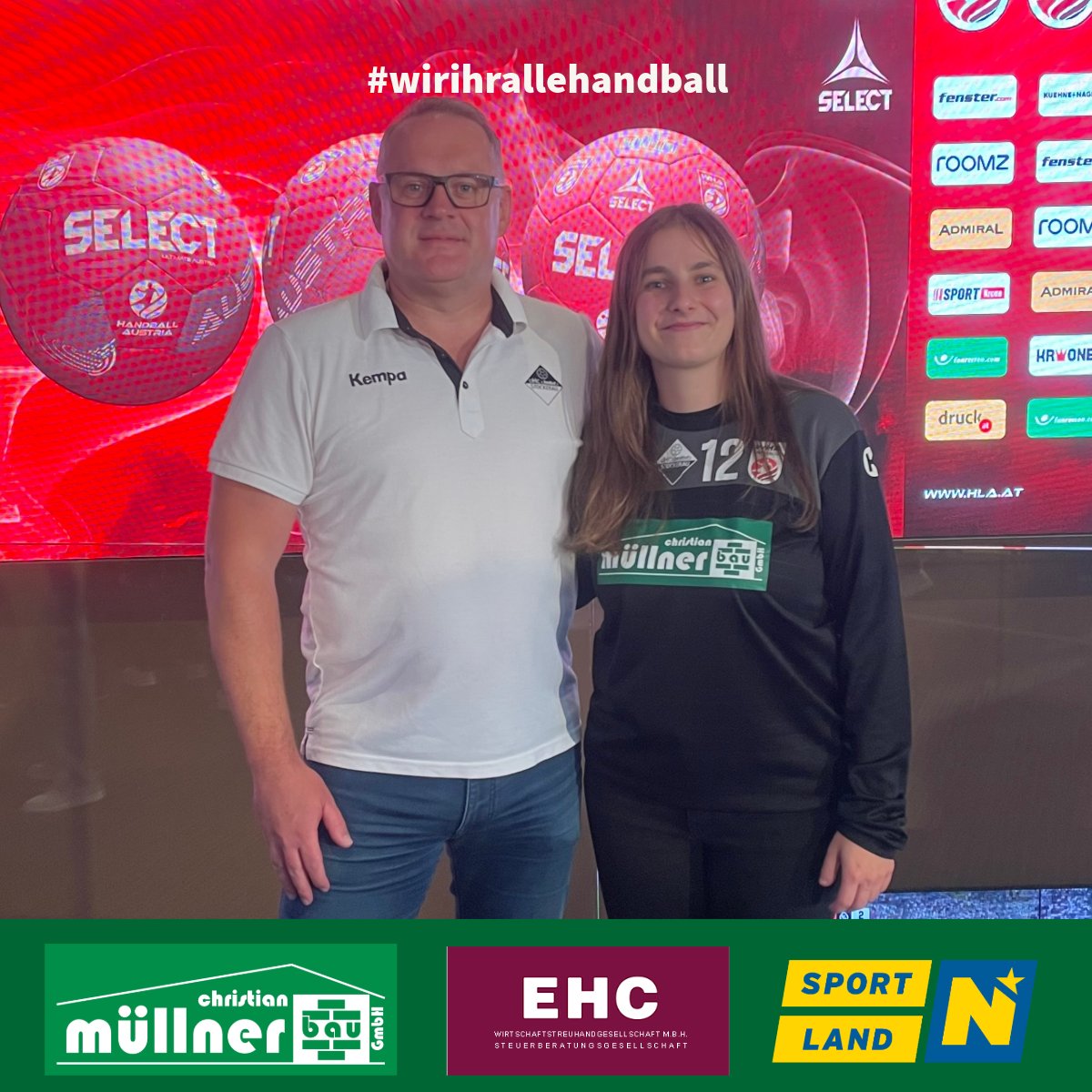 uhcstockerau's tweet photo. Heute 11 Uhr fand der HLA / WHA Media Day in der Admiral Sportsbar im Prater statt. ORF Sport+ übertrug Live. 
Für den UHC Stockerau waren WHA Kapitänin Isabel Bernhard und Vorstandsvorsitzender Jürgen Tomek vor Ort und vertraten den Verein.
#handball #stockerau #wha #mediaday https://t.co/M4GpsU8CYw
