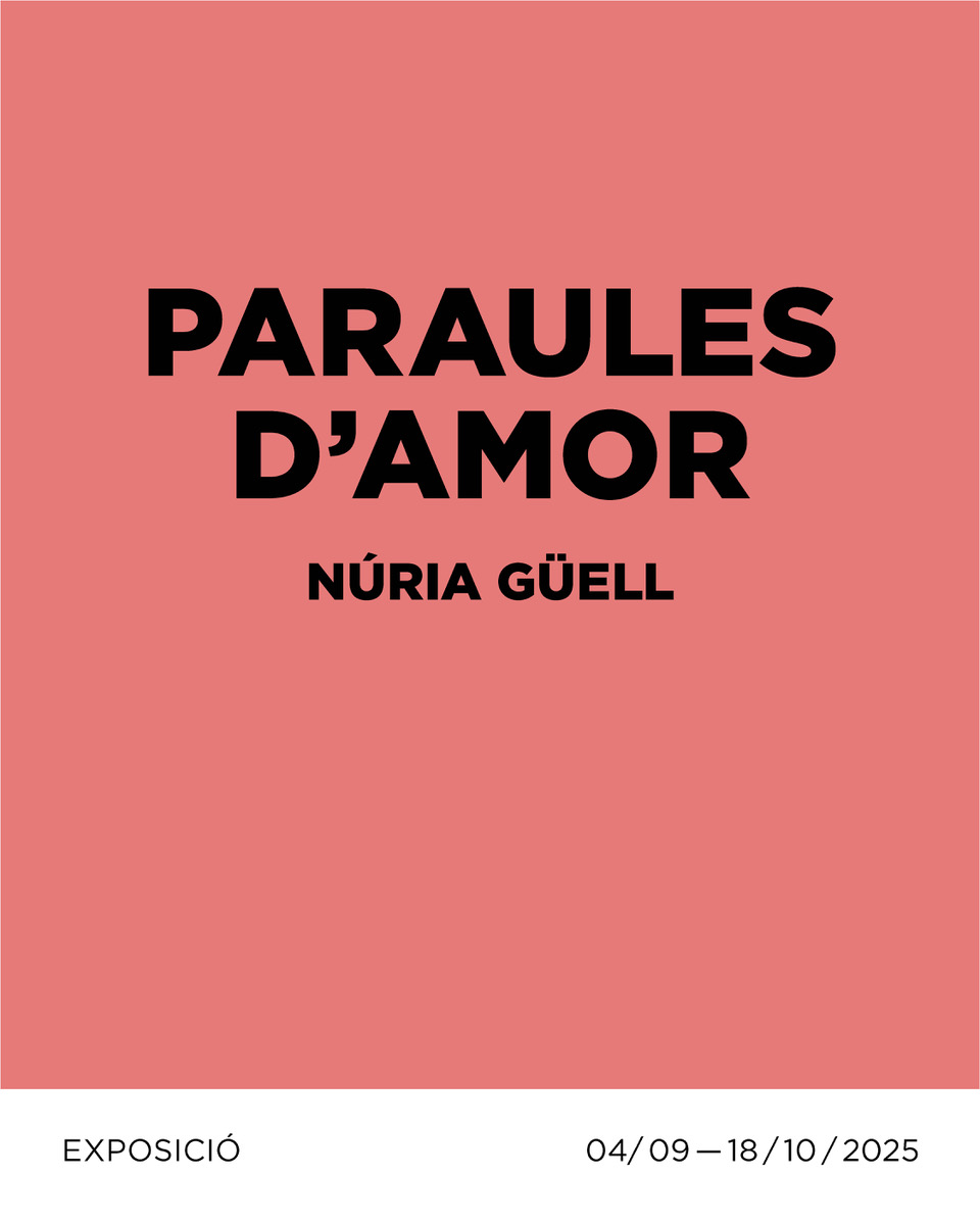 ACVIC Centre d'Arts Contemporànies (@acvic) on Twitter photo 🔜 PROPERA EXPOSICIÓ:
➡️ "Paraules d'amor"
👤 Núria Güell
🗓️ 04.09.25 — 18.10.25
✔️ Inauguració dijous 4 de setembre a les 19h a ACVIC 
🔗 acvic.org/ca/projectes-e…’amor 🔜 PROPERA EXPOSICIÓ:
➡️ "Paraules d'amor"
👤 Núria Güell
🗓️ 04.09.25 — 18.10.25
✔️ Inauguració dijous 4 de setembre a les 19h a ACVIC 
🔗 acvic.org/ca/projectes-e…’amor