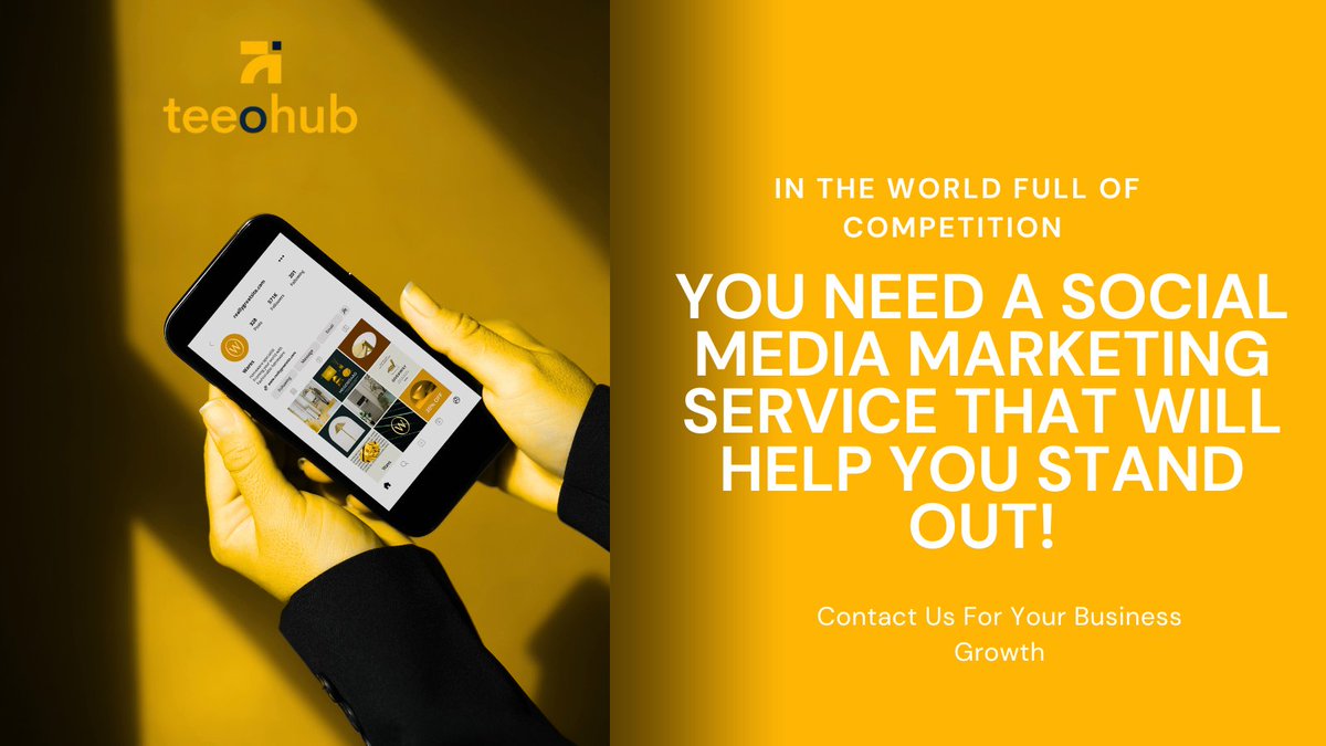 In a world full of competition, standing out isn’t optional, it’s survival.

At TEEOHUB, we help brands shine with social media marketing that sells.
Ready to grow? Let’s talk. 👇
#SocialMediaMarketing #eCommerce #Shopify #DigitalMarketing #BrandGrowth #teeohub #teeohub99