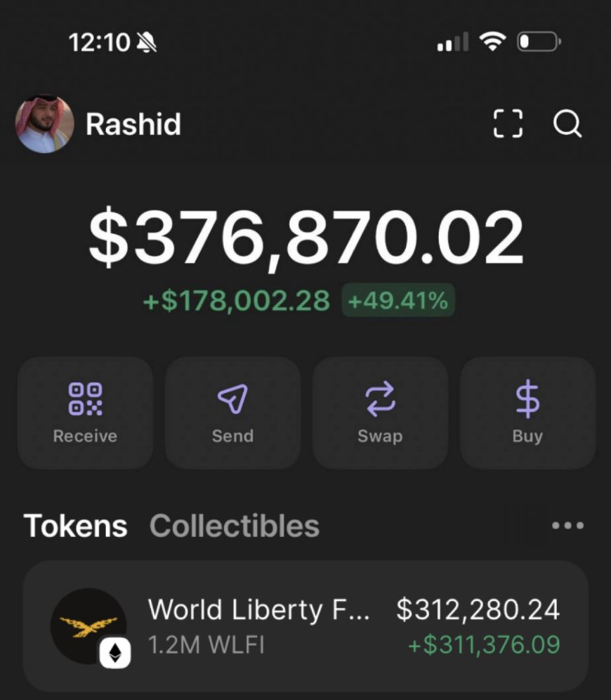 I bought my $WLFI for $50,000 on presale night and just got $300,000 with 80% locked. I am at a loss for words right now.

Lets Change a life
1 person who retweets, follows me and turn on Bell will win 2.5 $ETH ($10,000) (yes, for real)

Winner Chosen in a day with proof!