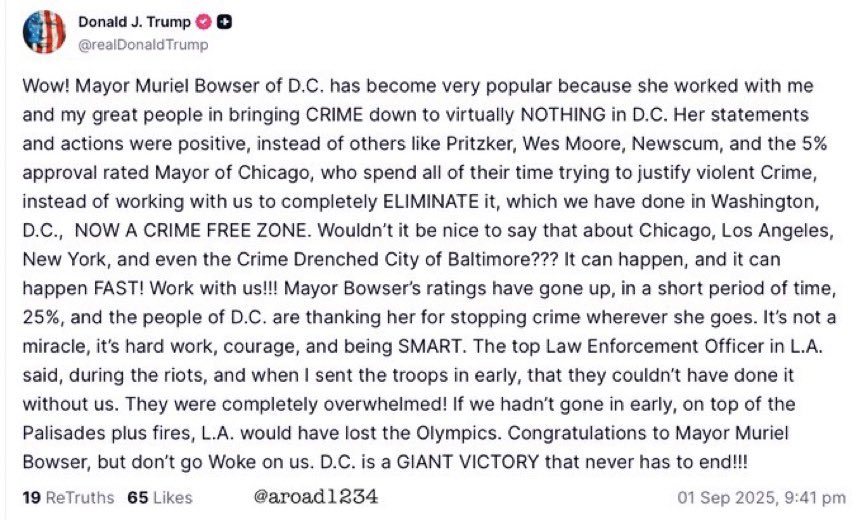 Make our cities safe again. Trump wants to help.