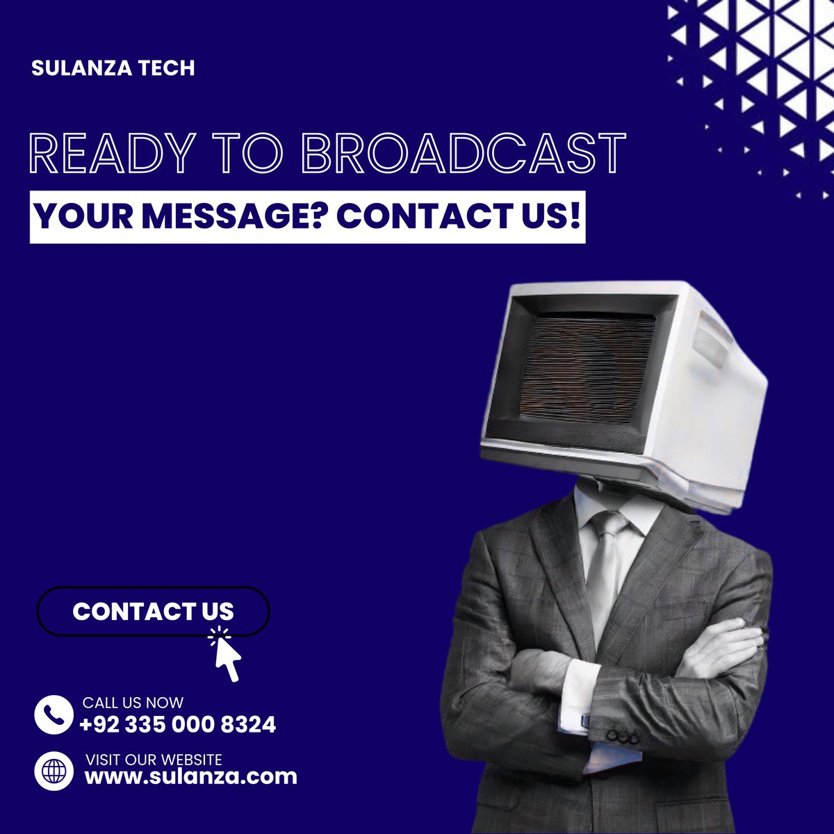 SulanzaTech's tweet image. Your Message Deserves the Spotlight! At Sulanza Tech, we help you broadcast your brand’s voice loud and clear across all digital platforms. Ready to be heard? Let’s go live with purpose and precision.
#SulanzaTech #DigitalMarketingExperts  #SocialMediaMarketing #MarketingMadeEasy