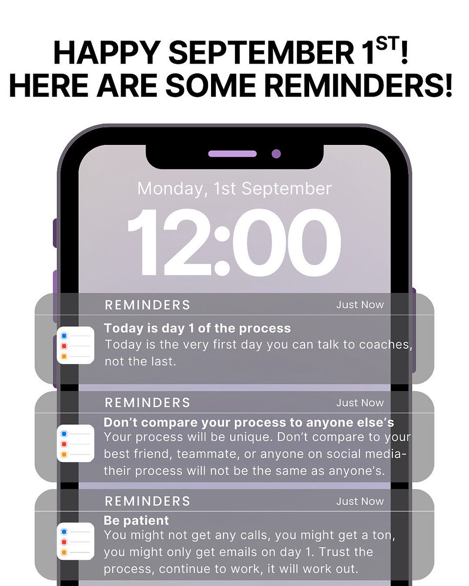 Today a new process is starting for many of you. 

Many of you won’t start just yet.

Whatever happens, keep working &amp; believe it will all work out!

#diamonddirectionevents #softball #collegesoftball #connectcamp #recruitment