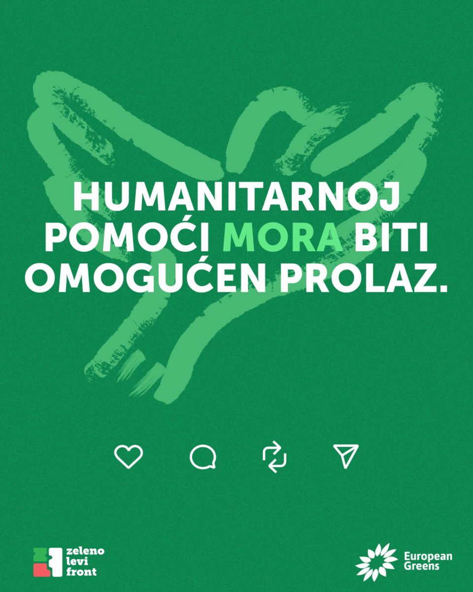 Uskraćivanje humanitarne pomoći je deo genocida nad palestinskim narodom. To je ratni zločin.

Podržavamo Globalnu flotilu Sumud i sve aktiviste na brodu dok pokušavaju da dostave pomoć Gazi.

Od novembra 2023. godine procenjuje se da je ubijeno između 57.000 i 64.000 Palestinaca