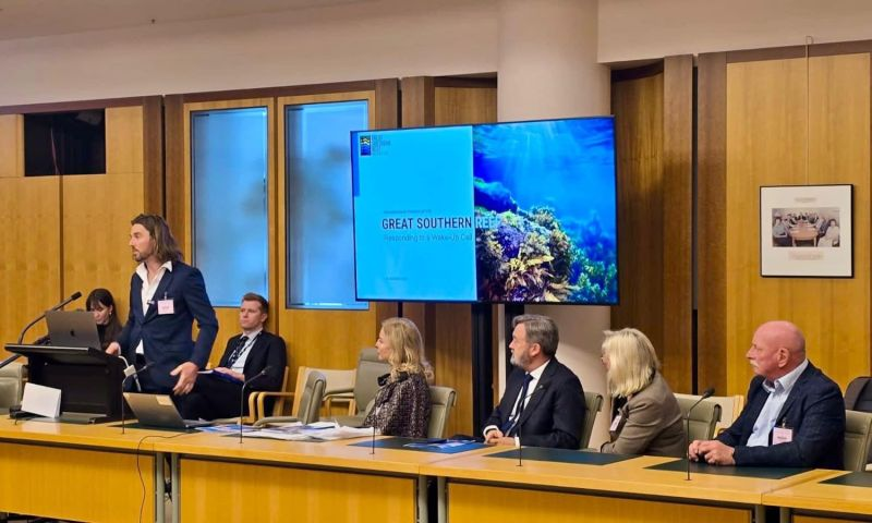 Senator Andrew McLachlan CSC (@almclachlan1) on Twitter photo “The credit belongs to the man who is actually in the arena, whose face is marred by dust and sweat and blood.” — Theodore Roosevelt 
Last week in Canberra, a united delegation of South Australian mayors, marine scientists and local industry leaders briefed parliamentarians on “The credit belongs to the man who is actually in the arena, whose face is marred by dust and sweat and blood.” — Theodore Roosevelt 
Last week in Canberra, a united delegation of South Australian mayors, marine scientists and local industry leaders briefed parliamentarians on