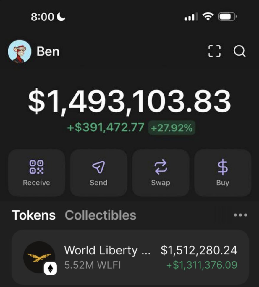 A person who retweets, follows me will receive 20,000 $WLFI ($5,000) (yes, for real)

♥️♥️♥️