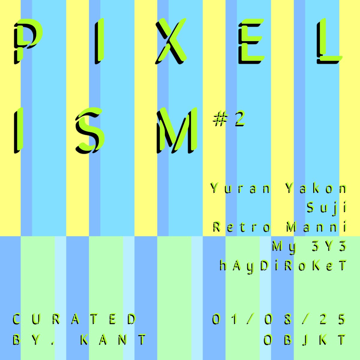 I have explored Tezos blockchain with <a href="/objktcom/">objkt</a> for a while as an artist and a curator through <a href="/cubedekant/">Cube DeKant</a>. Now, I am entering into the Ethereum ecosystem as an artist and a curator. Be informed.

<a href="/verse_works/">verse</a> 
<a href="/foundation/">Foundation 🌐</a> 
<a href="/SuperRare/">SuperRare</a>