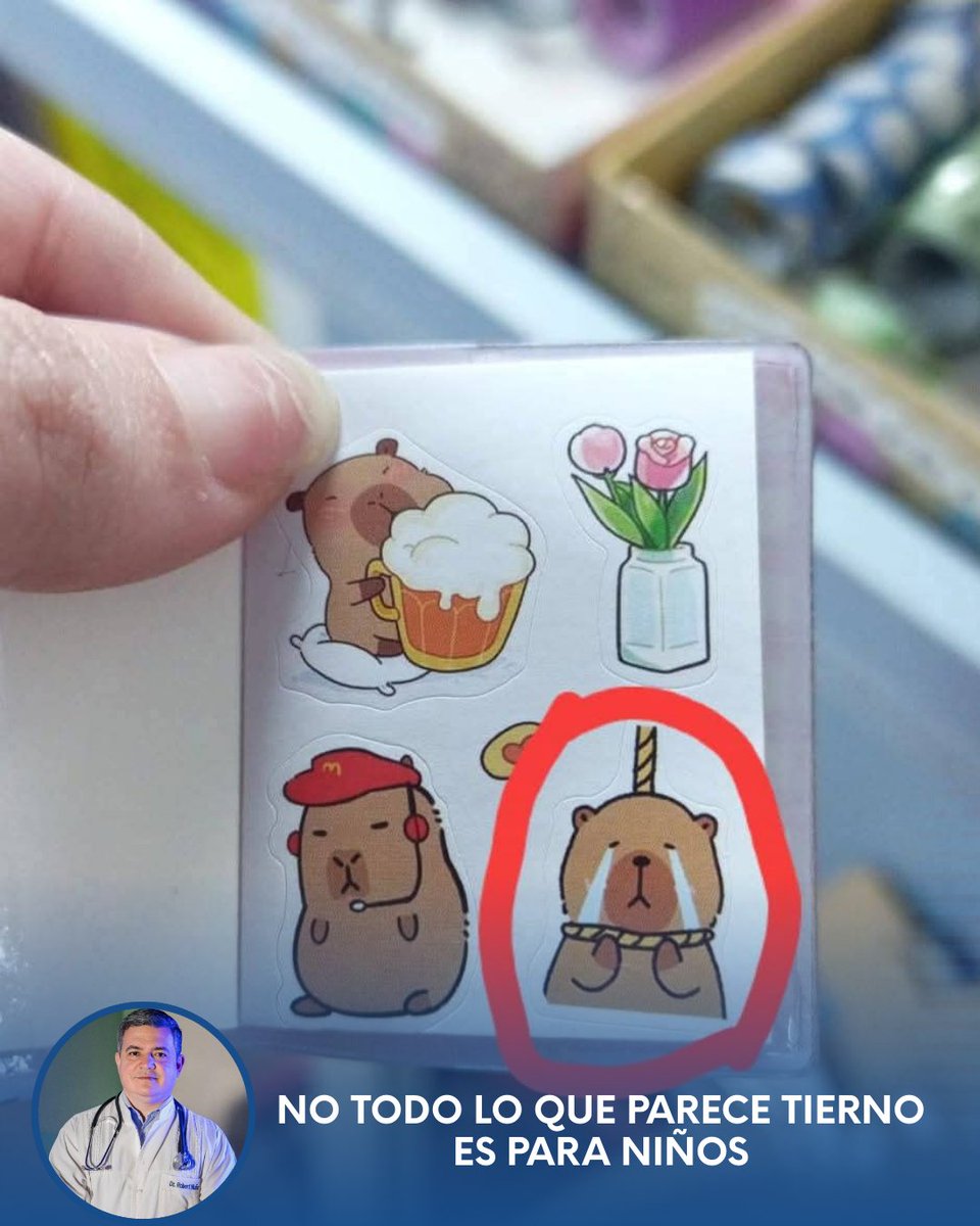 Me encontré con una publicación que considero muy importante tener en cuenta.

Hoy en día el capibara o “carpincho” está de moda. Es un animal muy lindo y representa a nuestro país, pero no todos los productos que lo utilizan como imagen son tiernos ni apropiados para niños.
