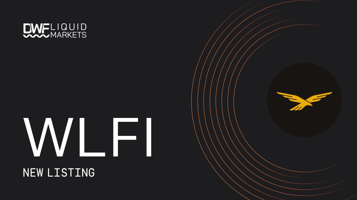 DWFLabs's tweet image. Exciting news 🚨
We are listing $WLFI (@worldlibertyfi) on DWF Liquid Markets, available to all our institutional clients.
Trade now: dwf-labs.com/otc