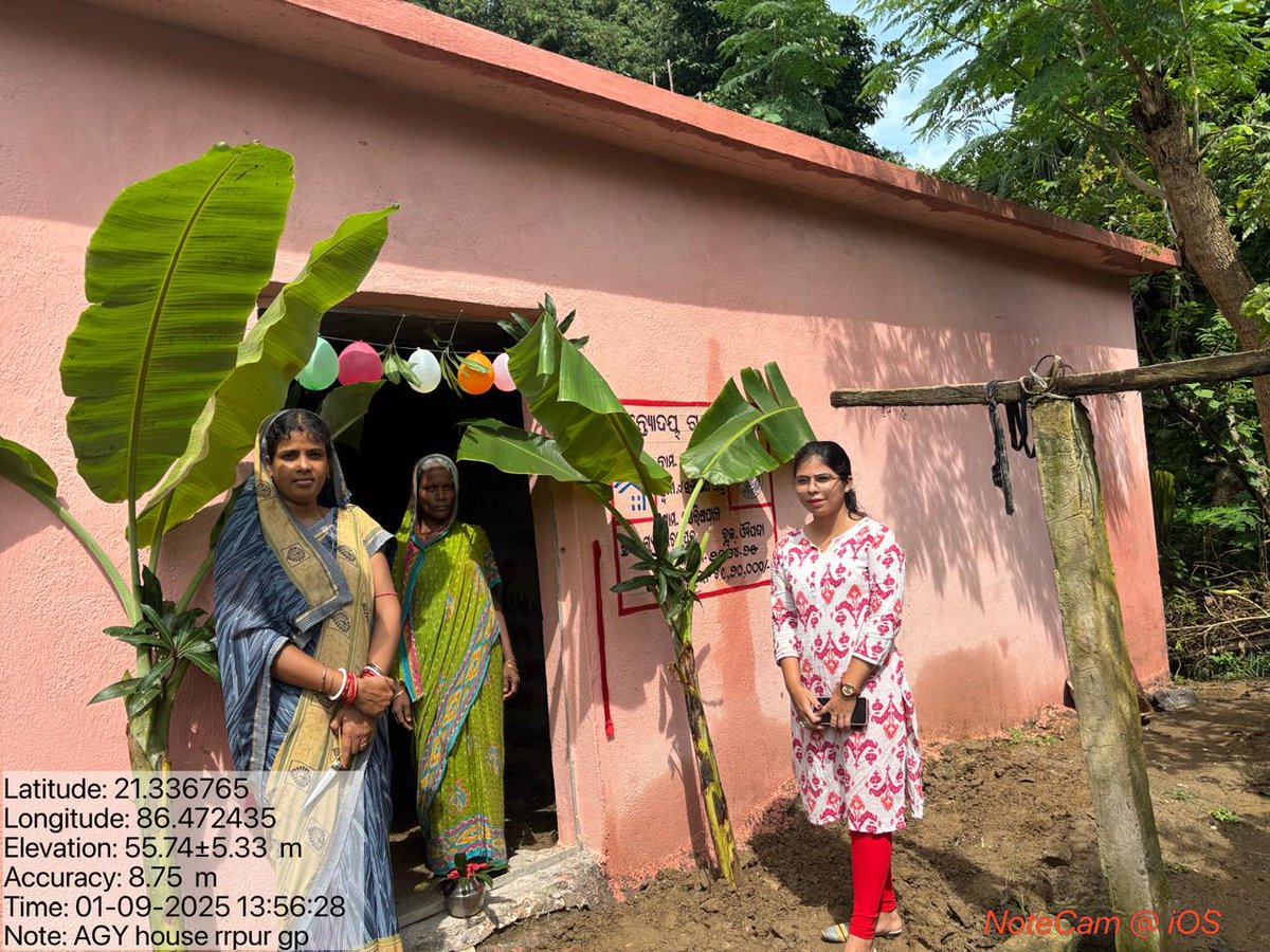 Gruha Prabesha of Antordaya Awasa Benificiary under Oupada Block