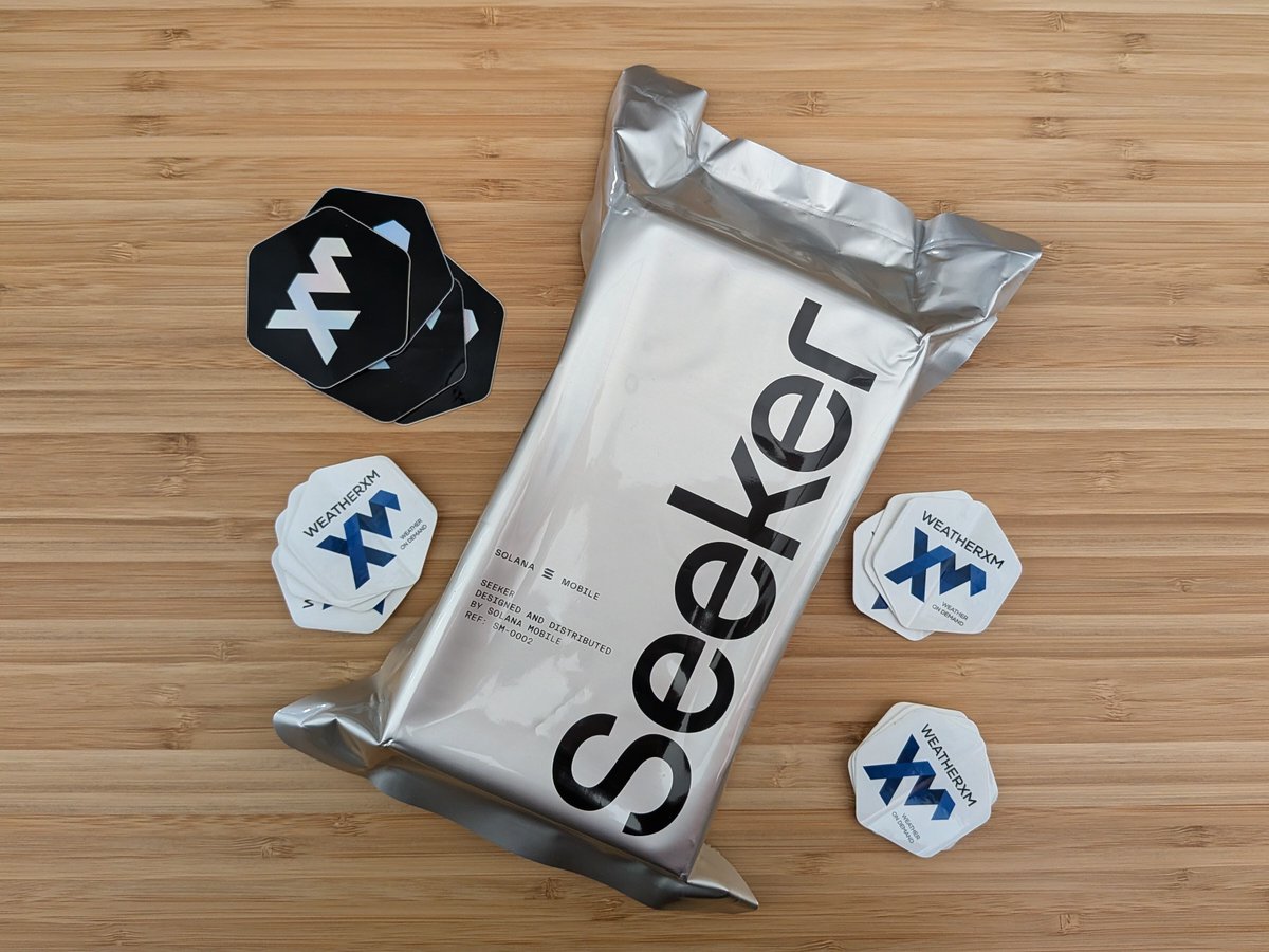 WeatherXM (@weatherxm) on Twitter photo Our Seeker is here but did you get our weather app?
Get it on <a href="/solanamobile/">Seeker | Solana Mobile</a> dApp store now! Our Seeker is here but did you get our weather app?
Get it on <a href="/solanamobile/">Seeker | Solana Mobile</a> dApp store now!