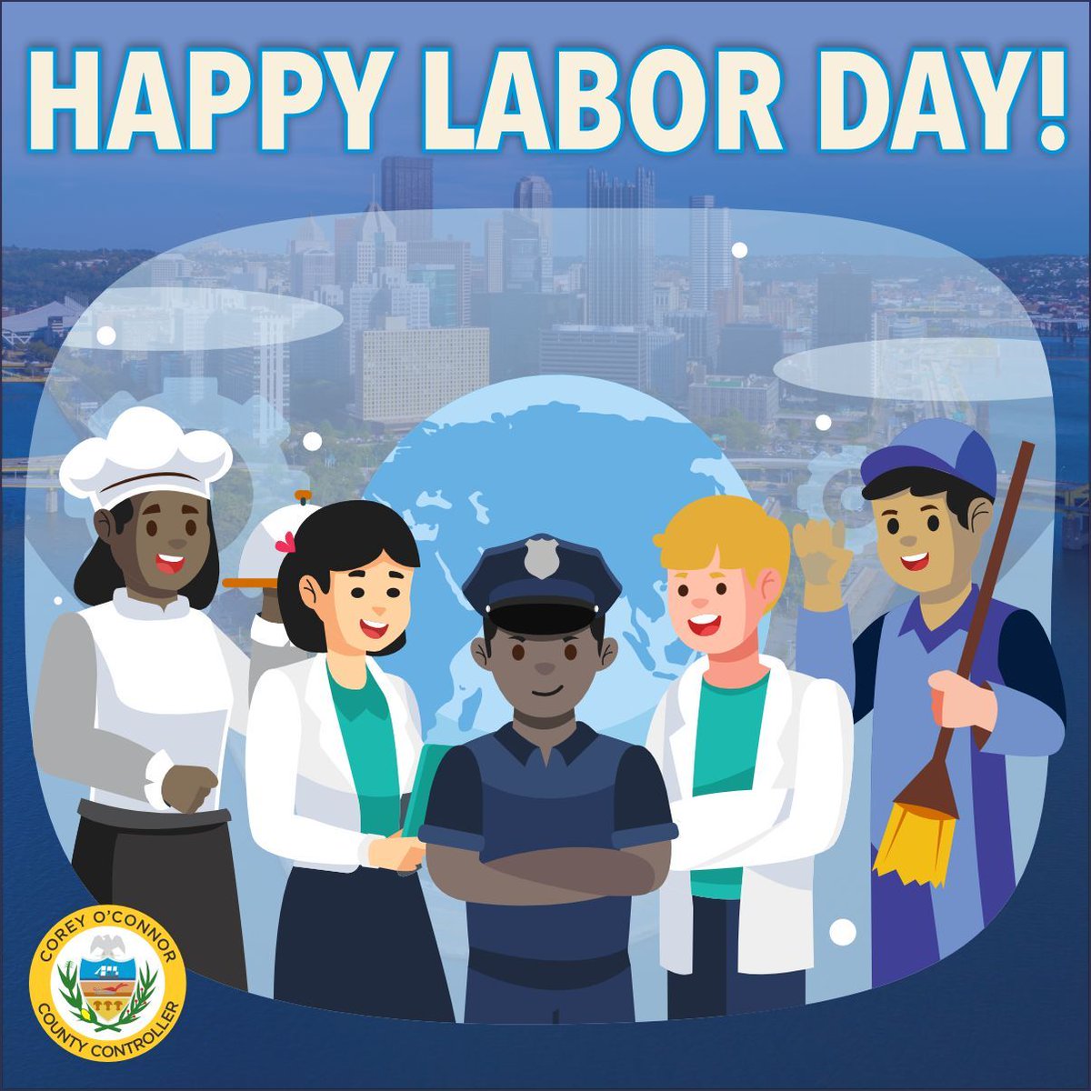 AC_Controller's tweet image. This Labor Day, we honor the strength, dignity & determination of the working class. Your labor builds the world we live in. Thank you. 💪 #LaborDay2025 #WorkersMatter