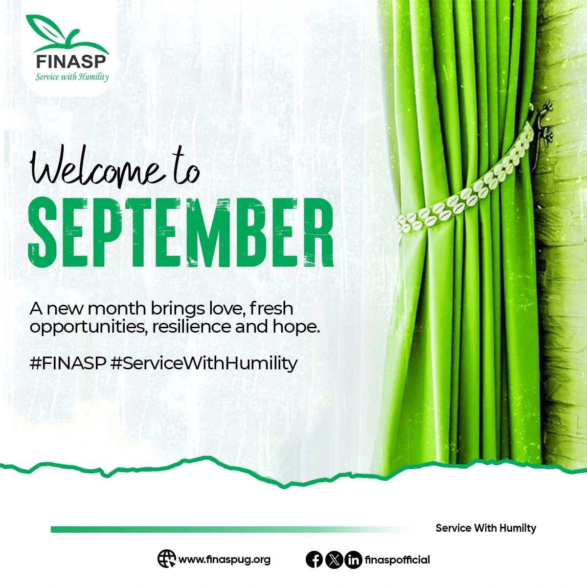 Finaspofficial's tweet image. Happy New Month Team!
May this month bring us love, fresh opportunities, resilience and hope.

#FINASP #ServiceWithHumility #HappyNewMonth