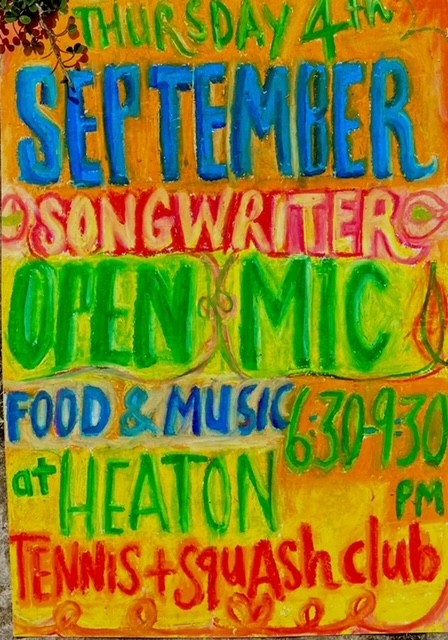 Open Mic Night!

This Thursday.
6:30pm.
Food and amazing music.