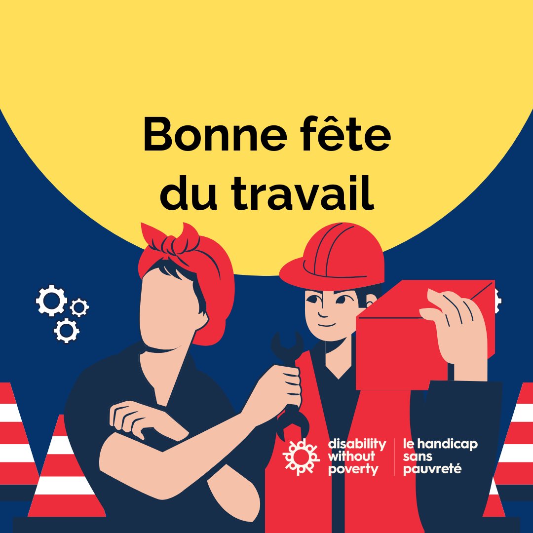 LeHandicap_SP's tweet image. Bonne fête du travail!
Nos bureaux sont fermés aujourd'hui et rouvriront demain, le 2 septembre.