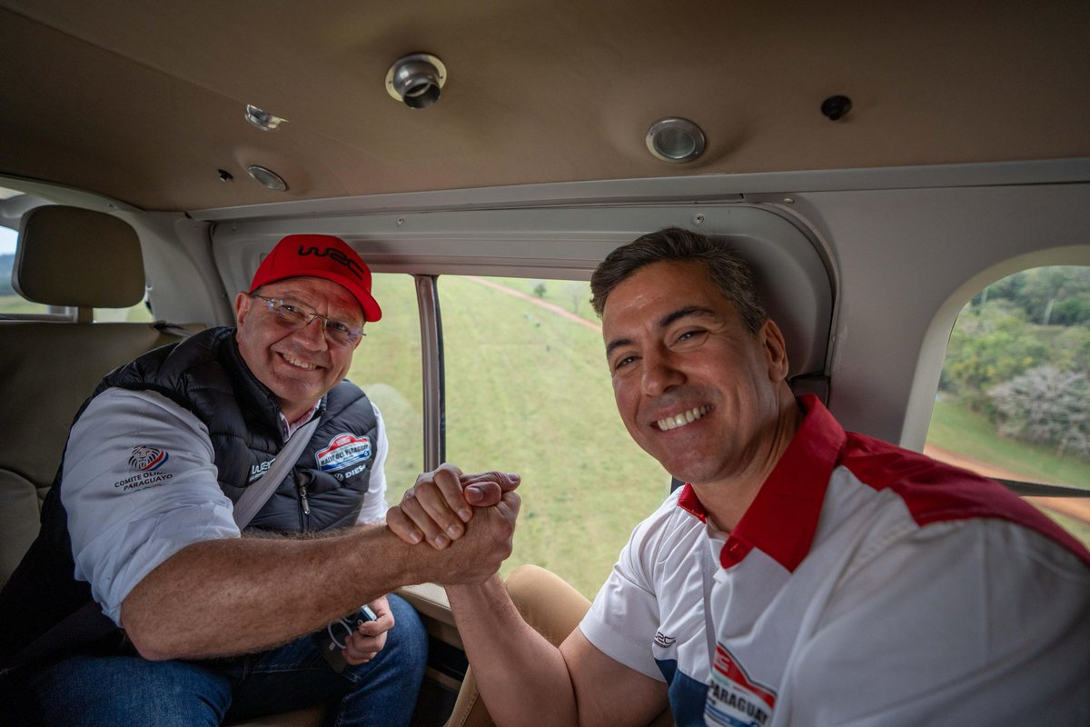 Cerramos un mes increíble Presidente <a href="/santipenapy/">Santiago Peña</a> 🇵🇾

@asu2025 ✅ @officialrallyparaguay ✅

Y vamos por mucho más💪🏻

Por qué Paraguay Puede 🇵🇾🇵🇾