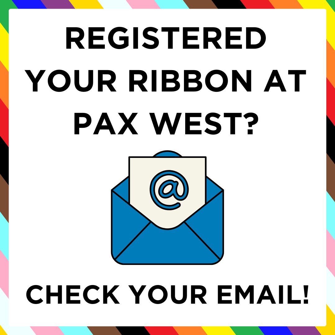Did you pick up one of our awesome ribbons at Pax West? Well, be sure to check your email! If you won our giveaway, you'll see details there.👀